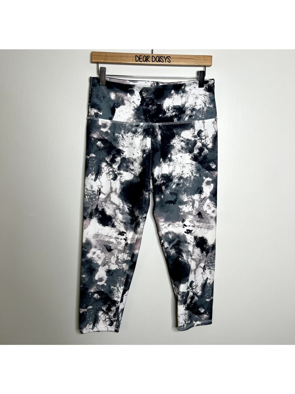 Marika Multicolored Abstract Patterned Ankle Leggings